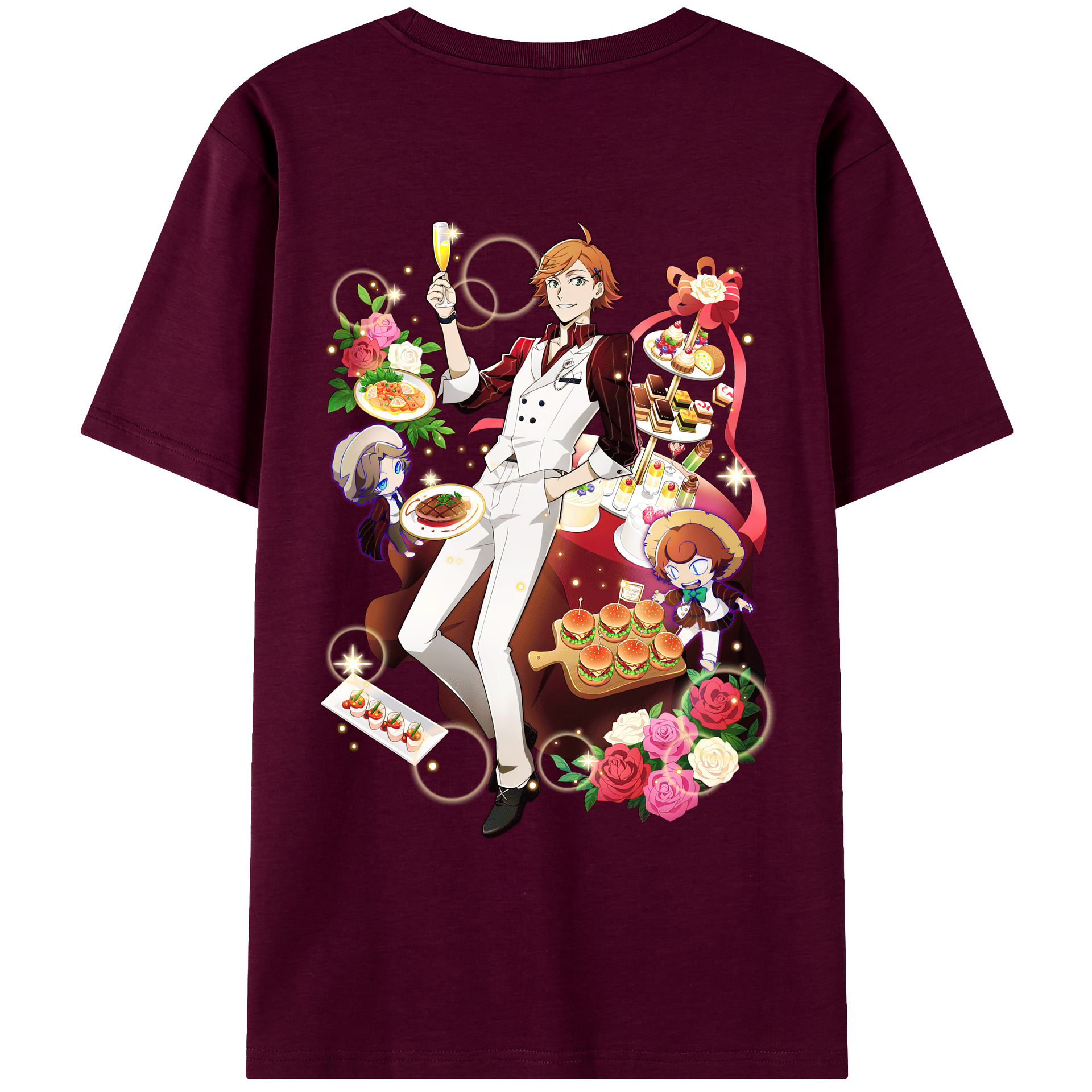 （画像用） 文豪ストレイドッグス Bungo Stray Dogs レディース半袖Tシャツ(バックプリント)